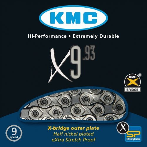 ŁAŃC.KMC X9/9-SPEED/NP/GY/114L