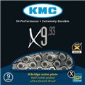 ŁAŃC.KMC X9/9-SPEED/NP/GY/114L