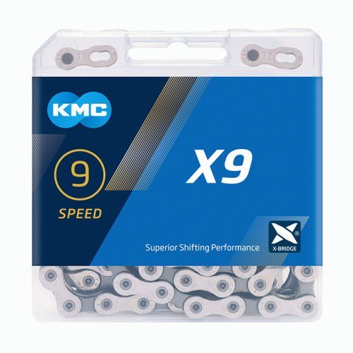 ŁAŃC.KMC X9/9-SPEED/NP/GY/122L