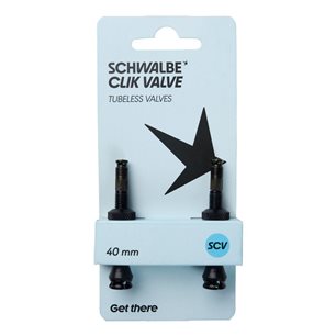 ZAW.SCHWALBE CLIK SCVTUBELESS/40MM/2SZT.