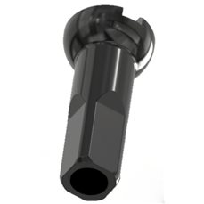 NYPEL POLYAX BRASS/12MM/CZARNY